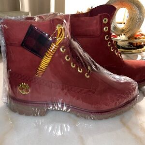 Timberland Burgundy Boots